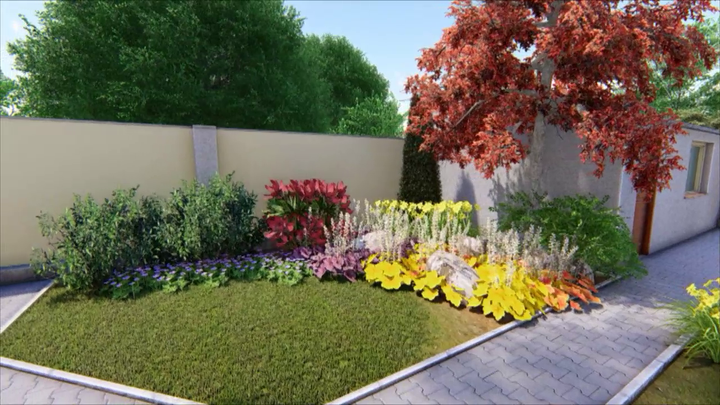 Nova zahrada - tienista zahrada